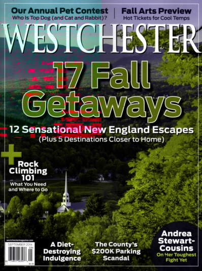Westchester Magazine September 01, 2014 Issue Cover
