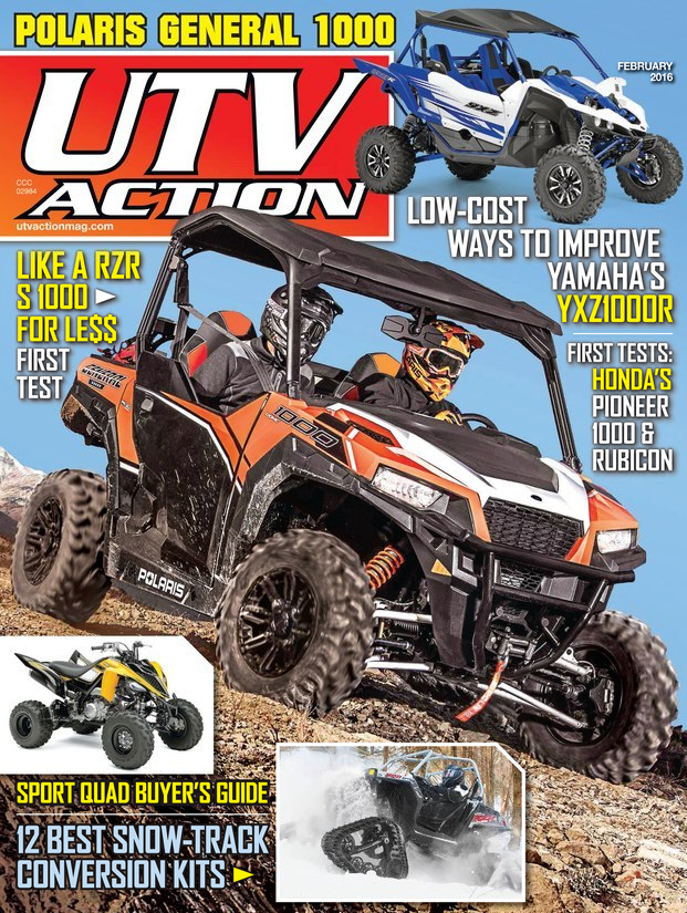 UTV-Action February 01, 2016 Issue Cover