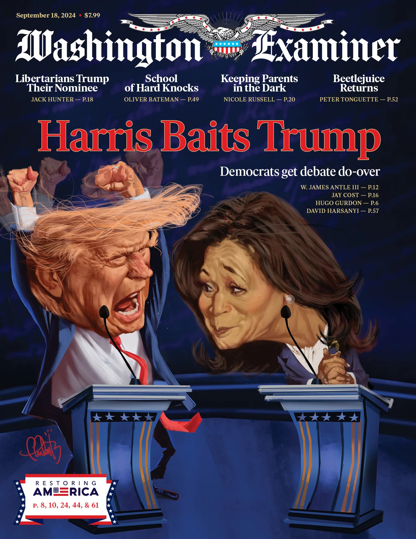 Washington-Examiner September 18, 2024 Issue Cover