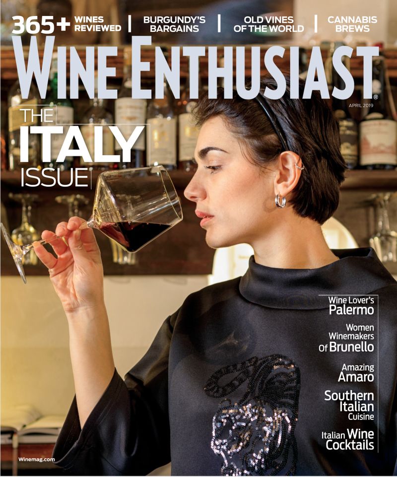 Wine-Enthusiast April 01, 2019 Issue Cover