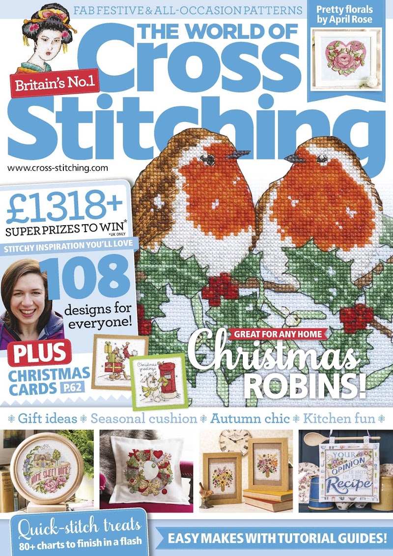 The-World-of-Cross-Stitching November 01, 2017 Issue Cover