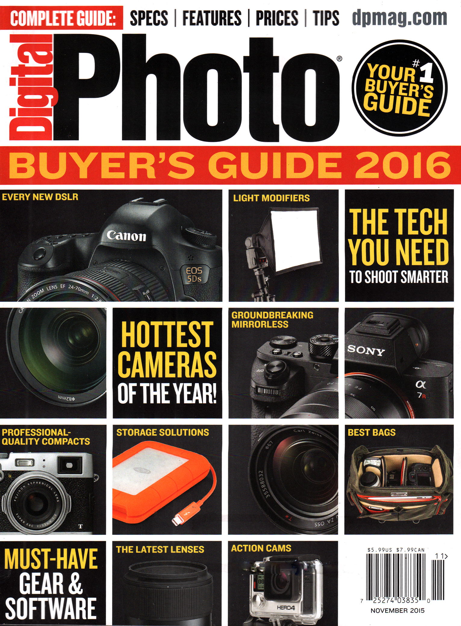 Digital-Photo November 01, 2015 Issue Cover