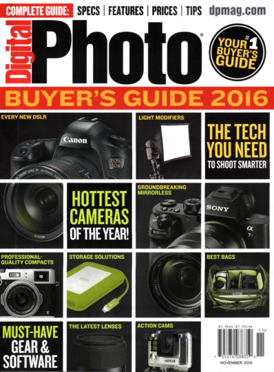 Digital Photo November 01, 2015 Issue Cover
