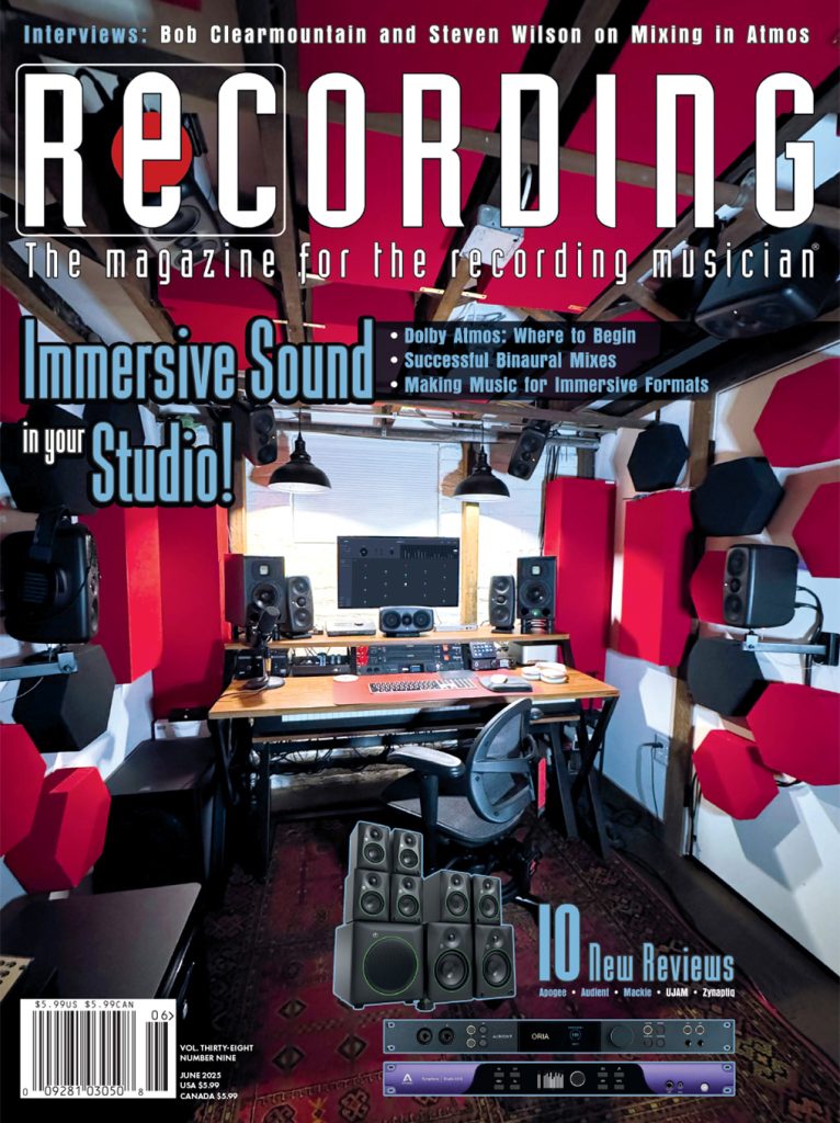 Recording-Magazine June 01, 2025 Issue Cover