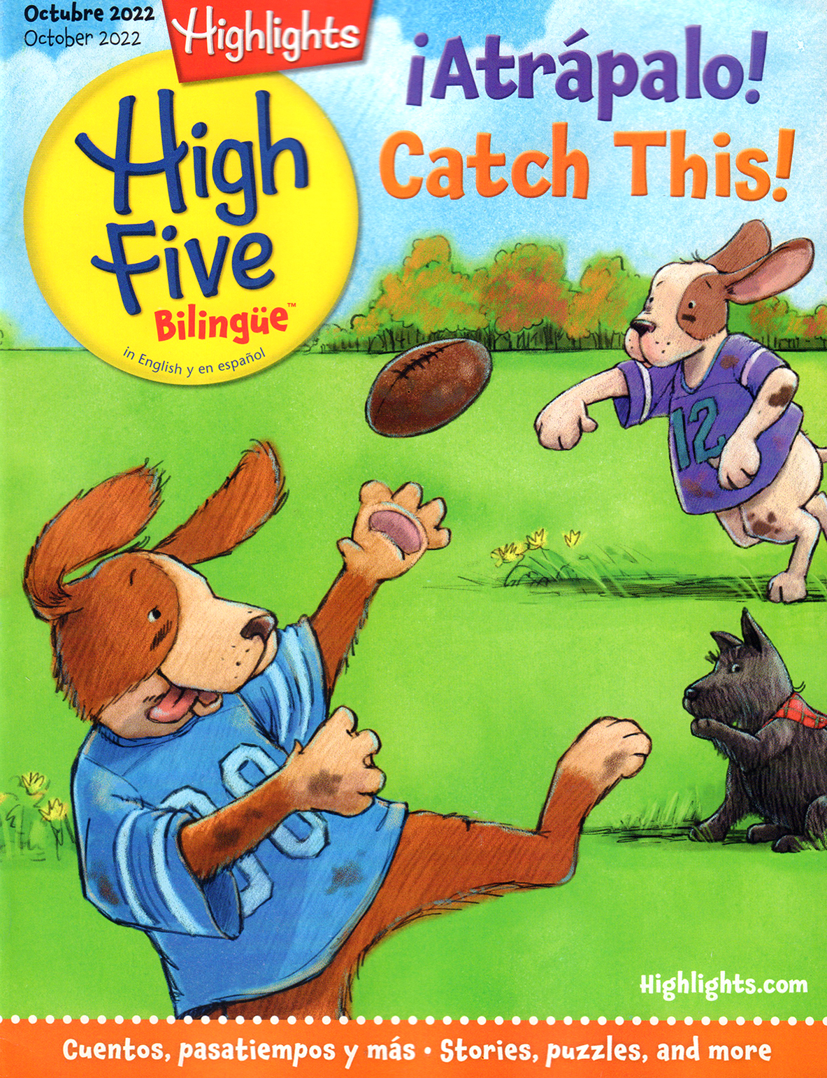 Highlights-High-Five-Bilingue October 01, 2022 Issue Cover