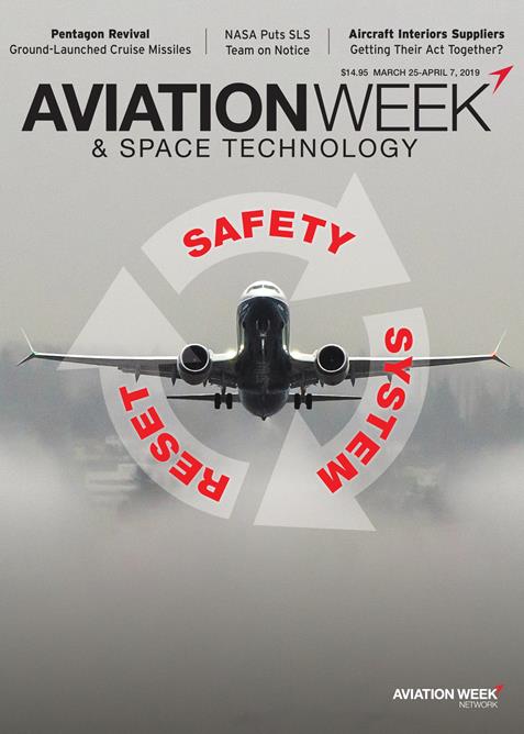Aviation-Week-and-Space-Technology March 25, 2019 Issue Cover
