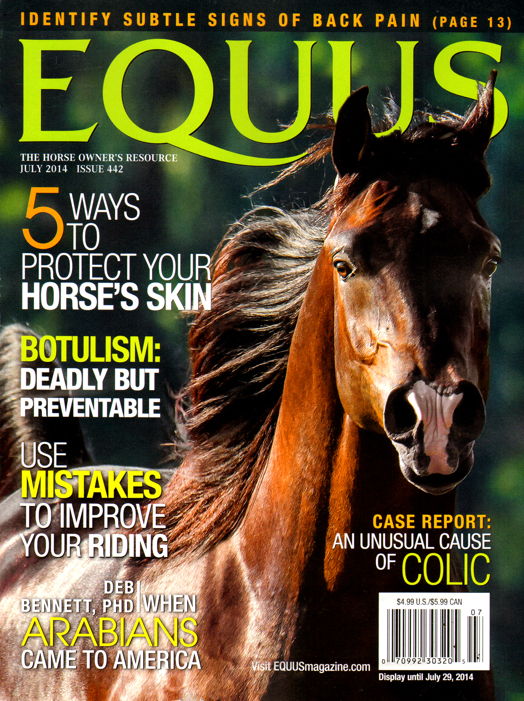 Equus July 01, 2014 Issue Cover