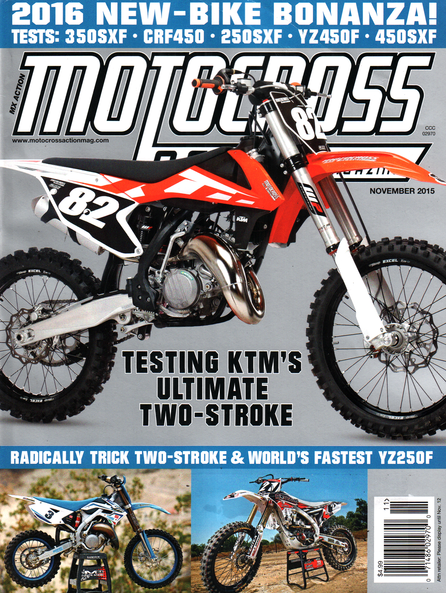 Motocross-Action November 01, 2015 Issue Cover