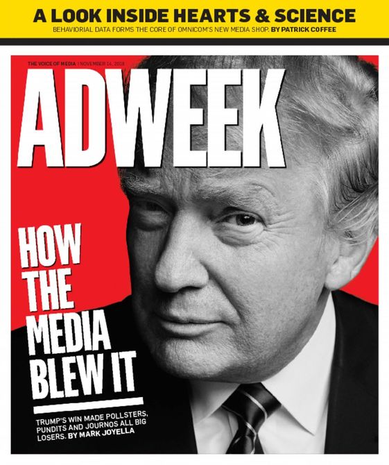Adweek November 14, 2016 Issue Cover