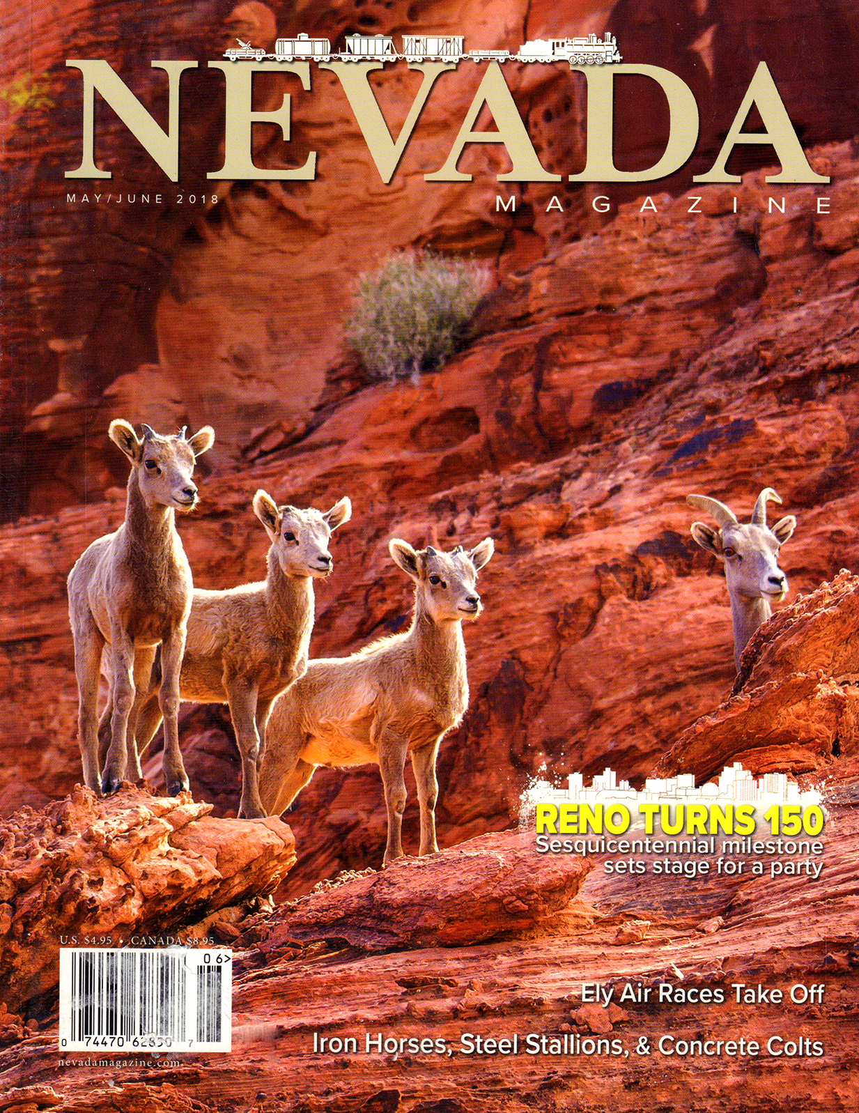 Nevada-Magazine May 01, 2018 Issue Cover
