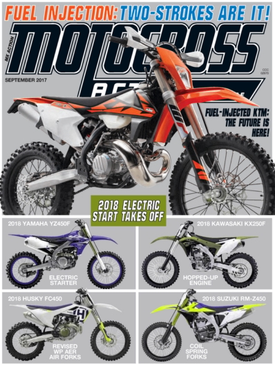 Motocross Action September 01, 2017 Issue Cover