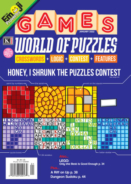Games-World-of-Puzzles January 01, 2022 Issue Cover