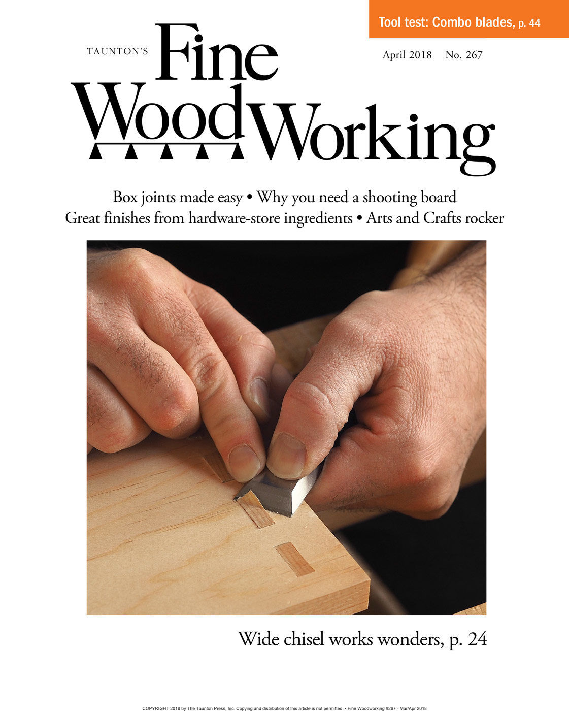 Fine-Woodworking March 01, 2018 Issue Cover