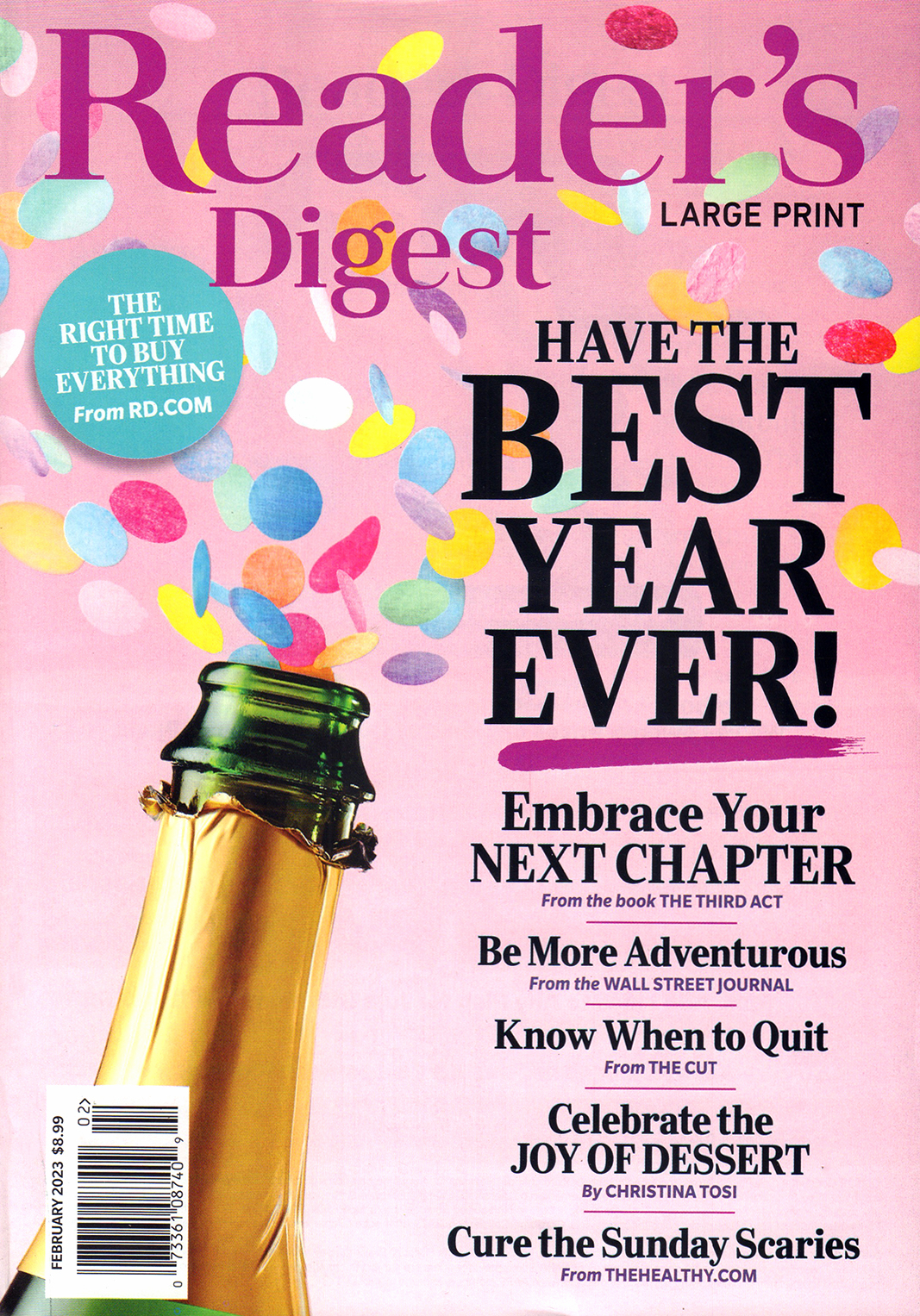 Readers-Digest---Large-Print-Edition February 01, 2023 Issue Cover