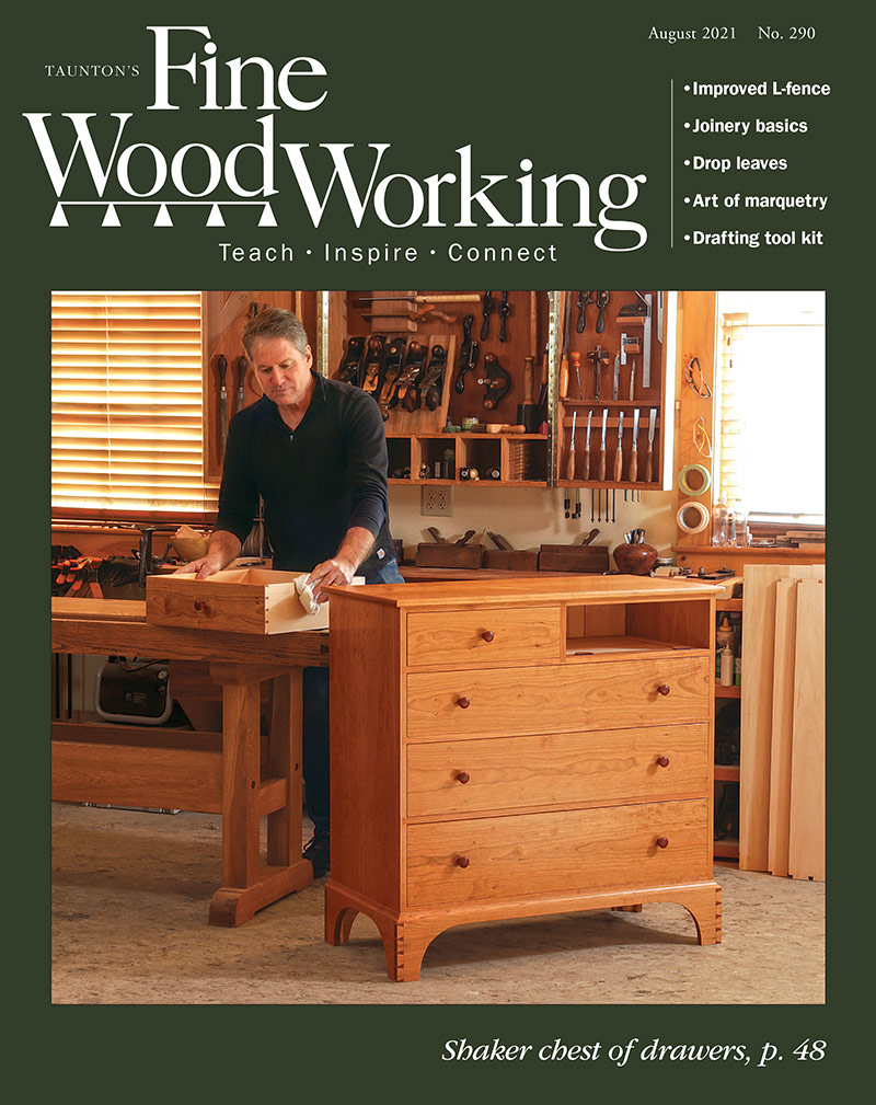Fine-Woodworking August 01, 2021 Issue Cover