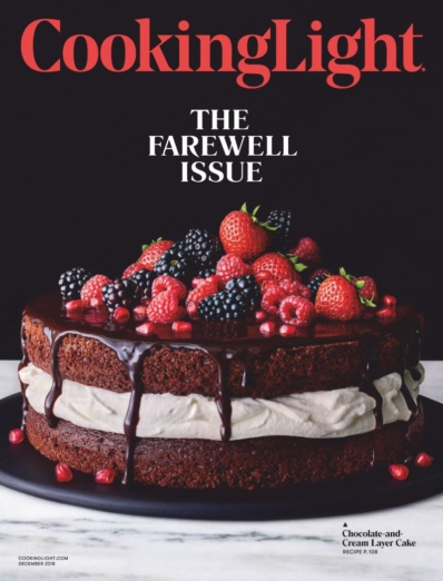 Cooking Light December 01, 2018 Issue Cover