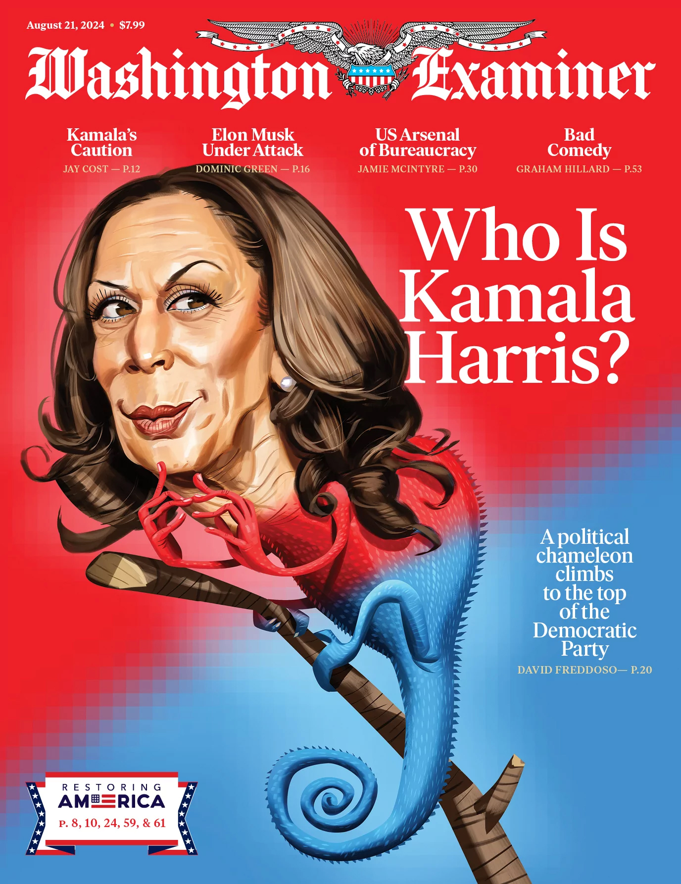 Washington-Examiner August 21, 2024 Issue Cover