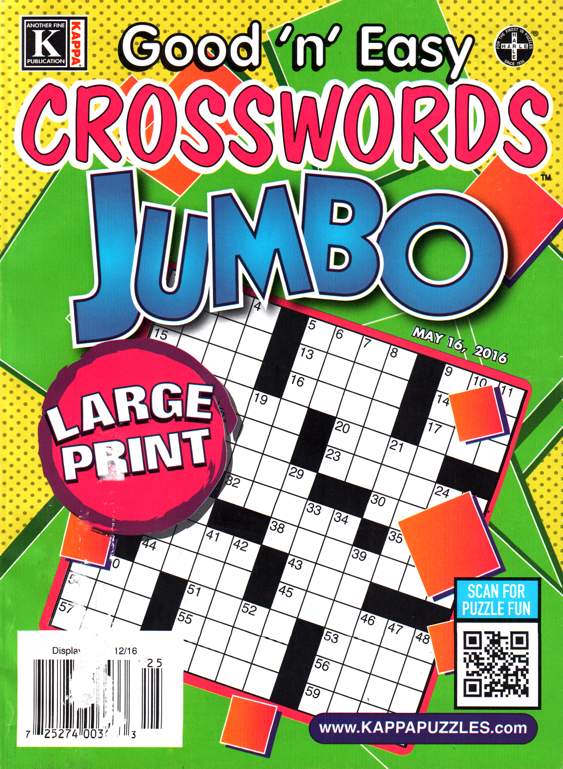 Good-N-Easy-Crosswords-Jumbo May 16, 2016 Issue Cover