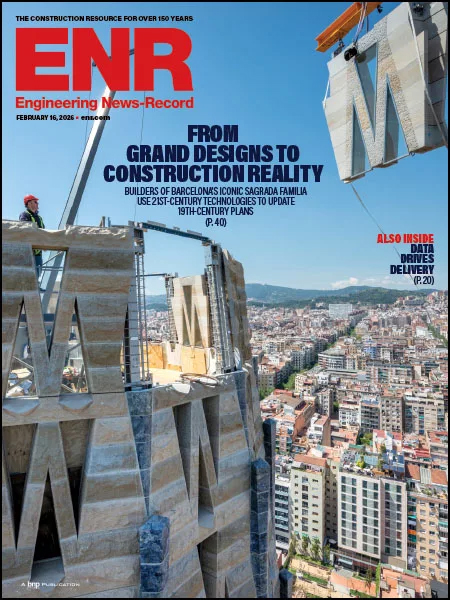 Engineering News Record February 16, 2026 Issue Cover