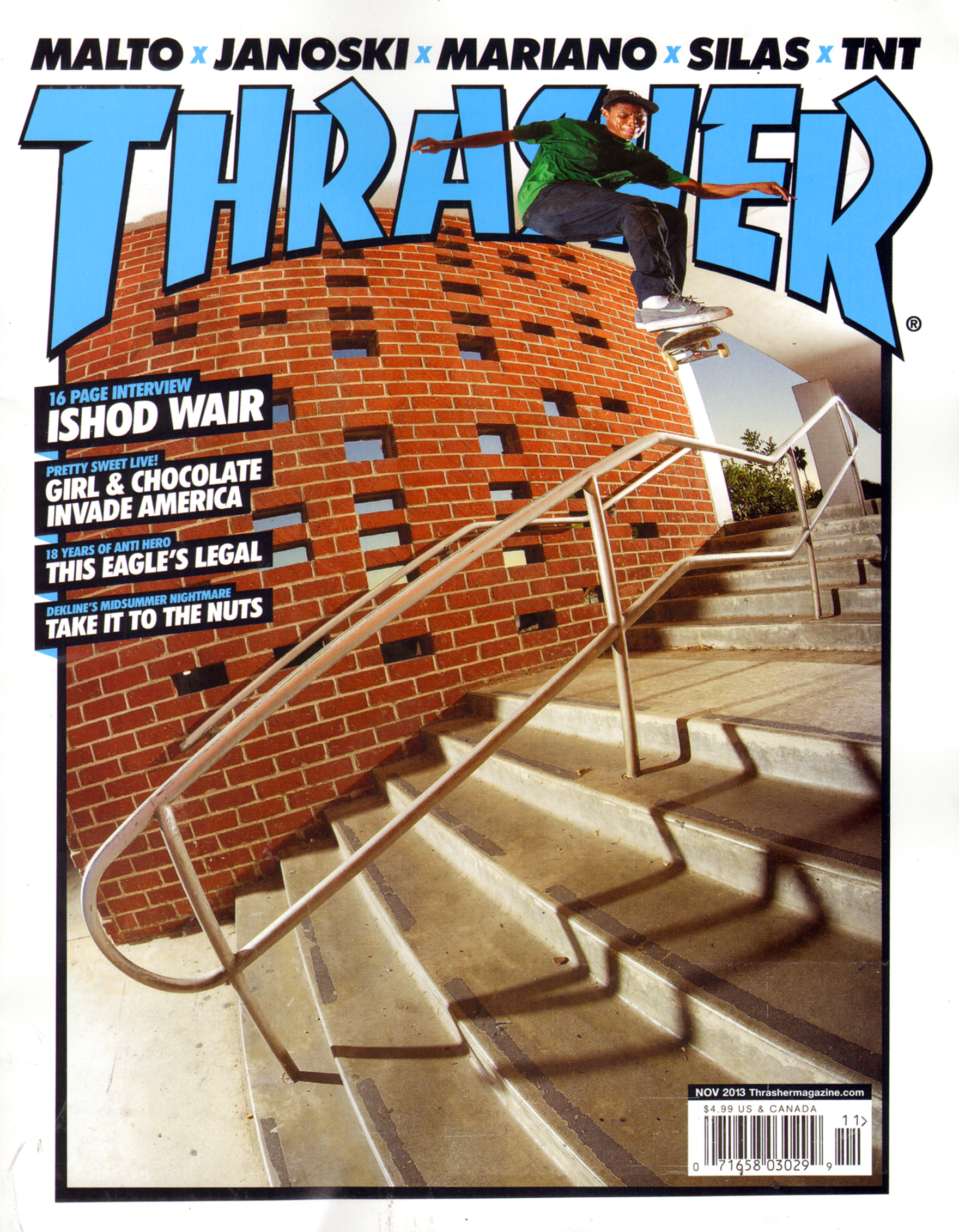 Thrasher November 01, 2013 Issue Cover