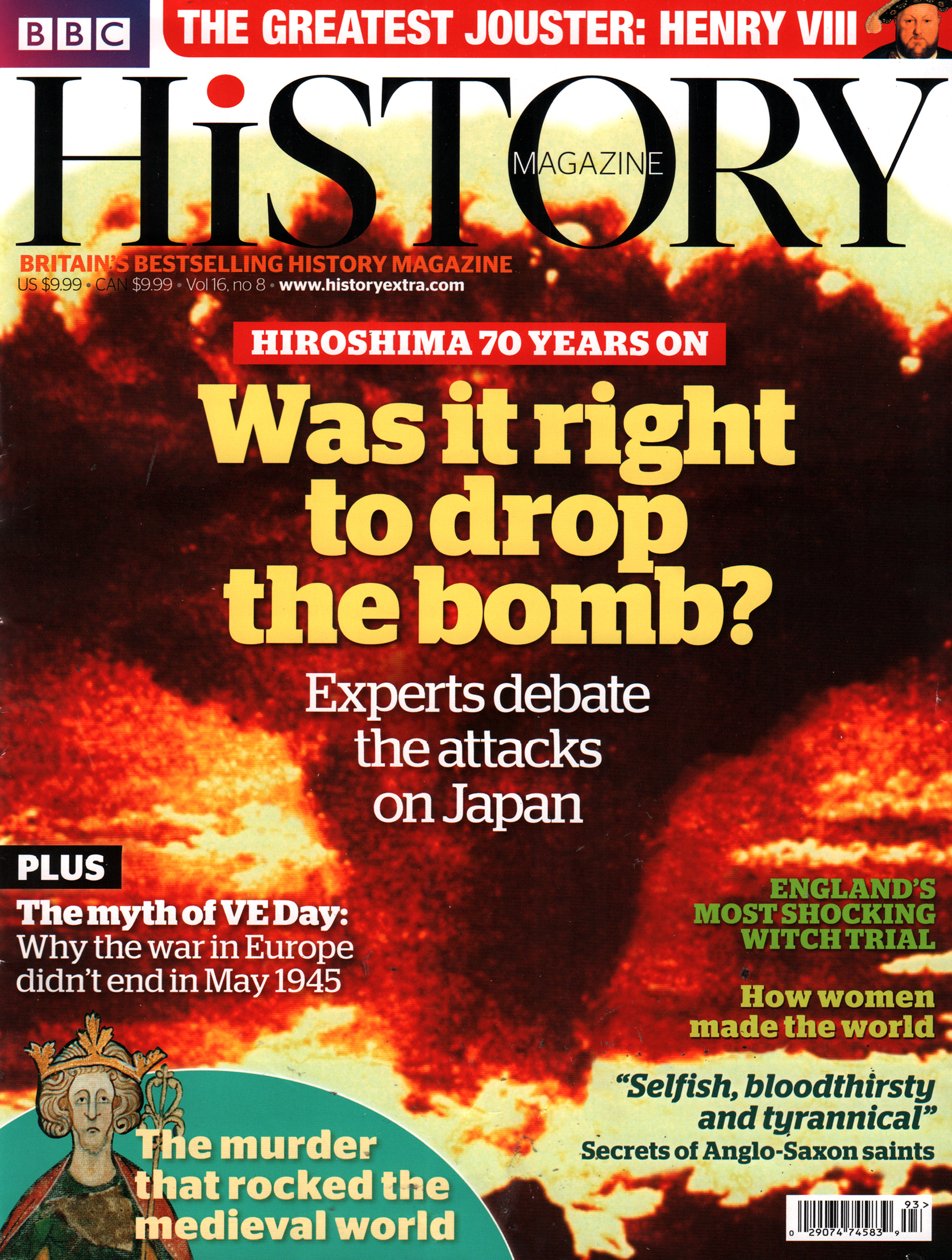 BBC-History August 01, 2015 Issue Cover