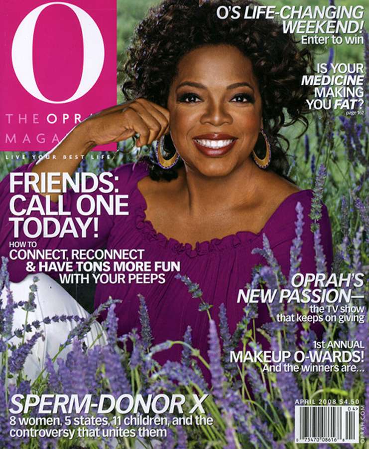 O-The-Oprah April 01, 2008 Issue Cover