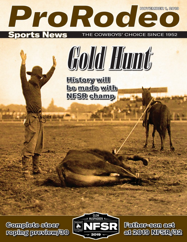Pro-Rodeo-Sports-News November 01, 2019 Issue Cover