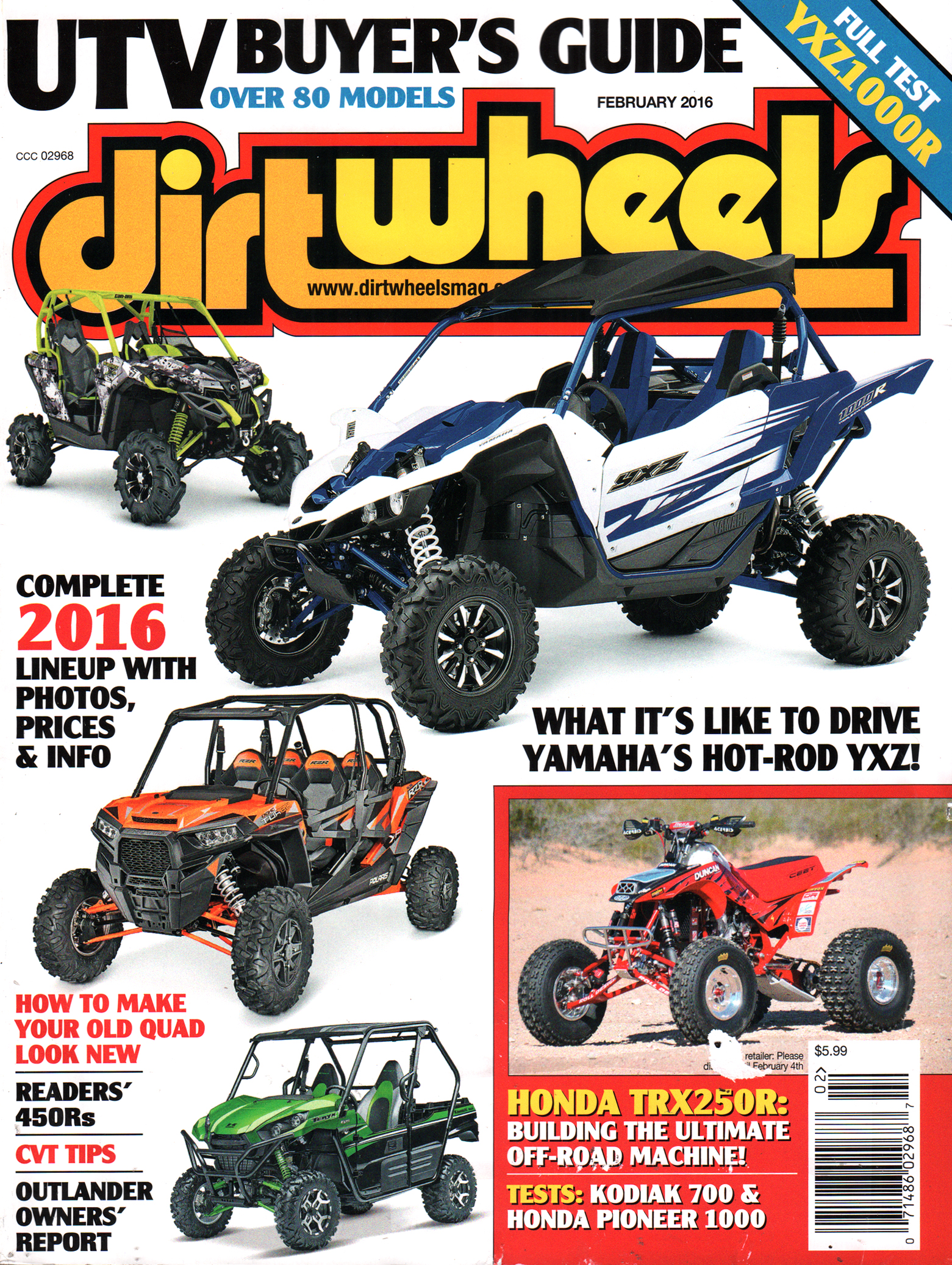 Dirt-Wheels February 01, 2016 Issue Cover