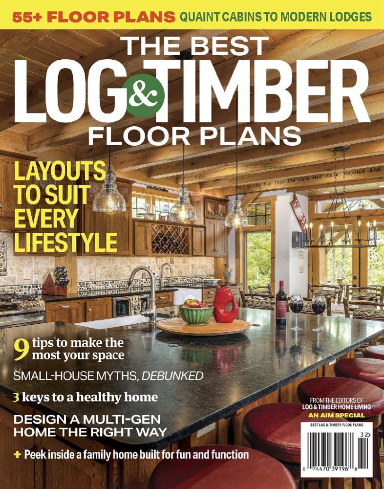 Log-and-Timber-Home-Living July 01, 2023 Issue Cover