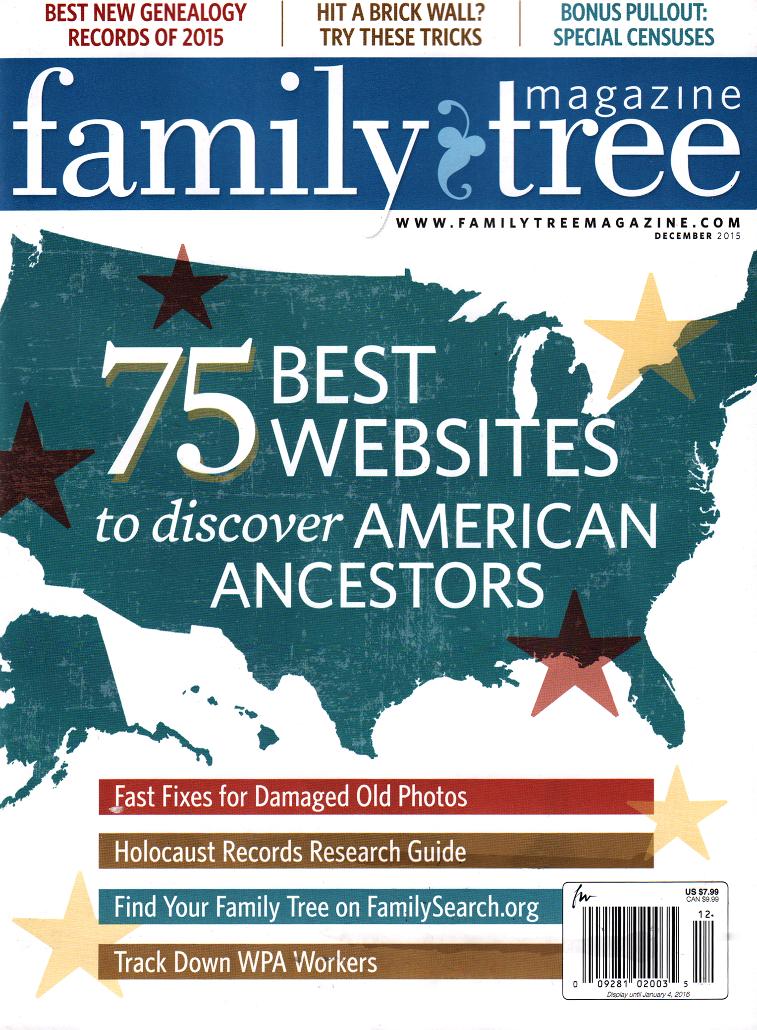 Family-Tree December 01, 2015 Issue Cover