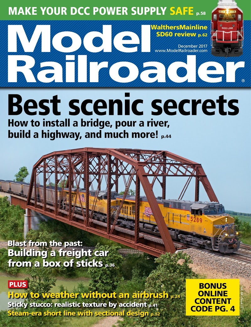 Model-Railroader December 01, 2017 Issue Cover