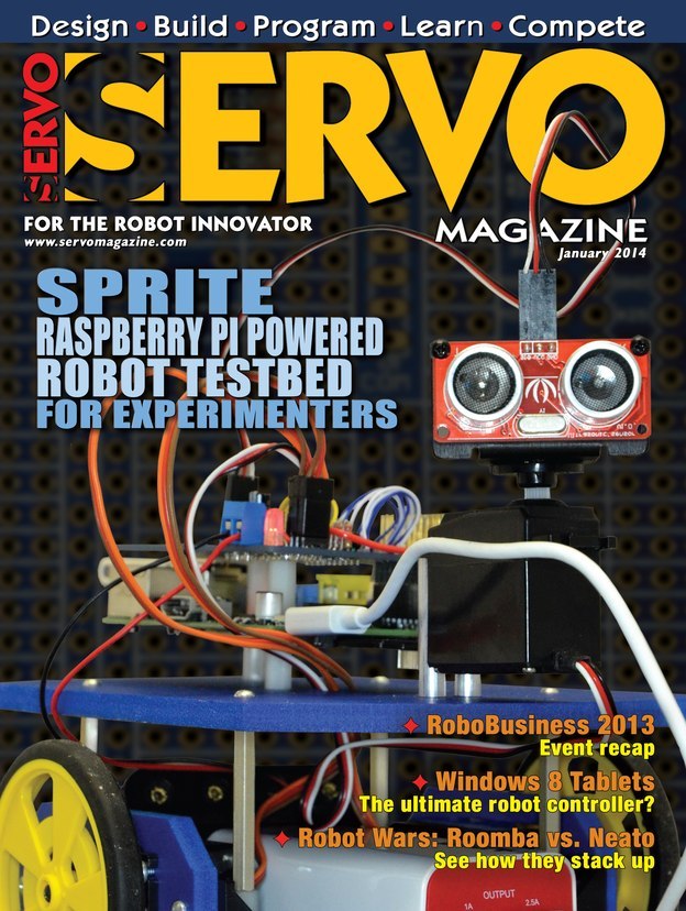 Servo-Magazine January 01, 2014 Issue Cover