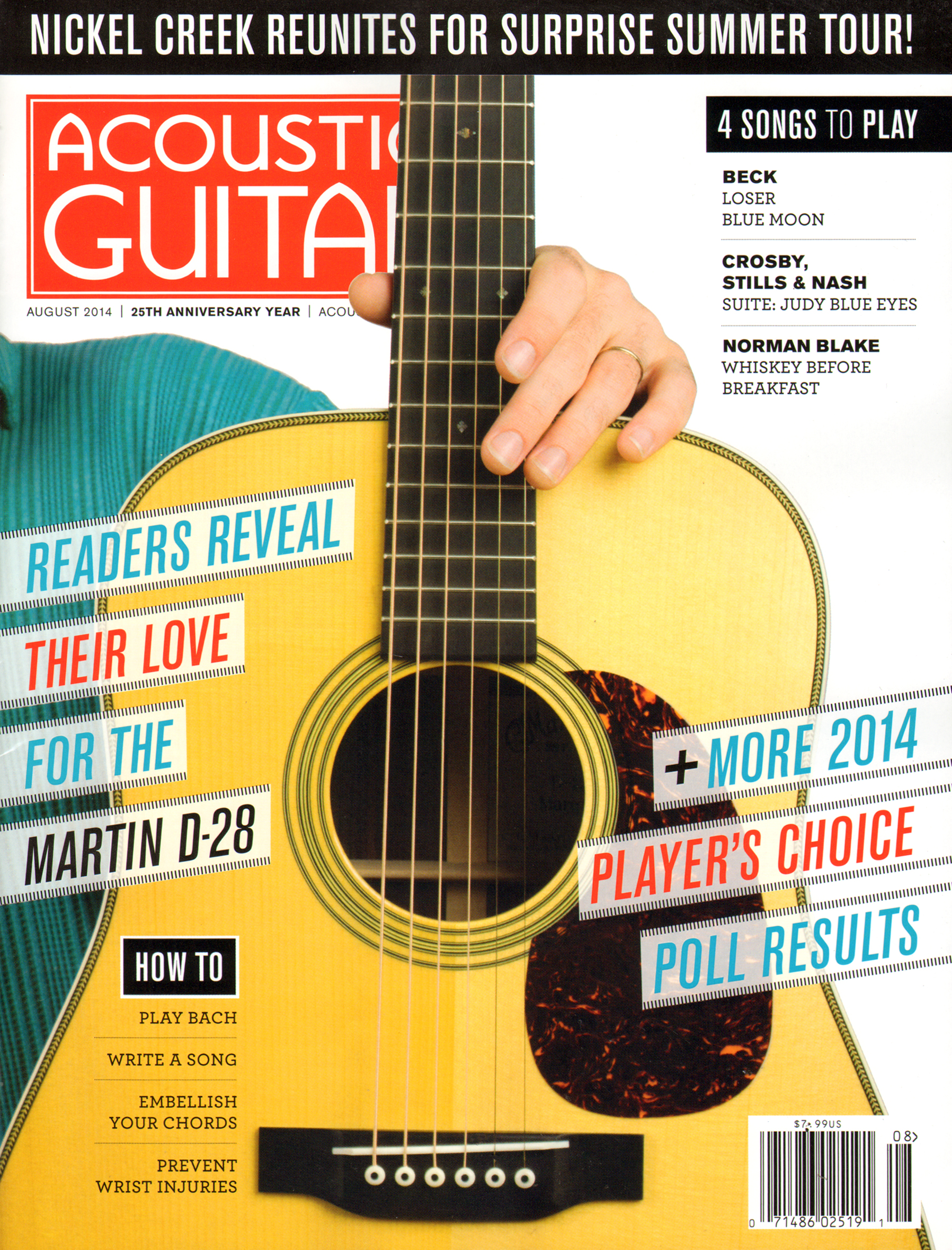 Acoustic-Guitar August 01, 2014 Issue Cover