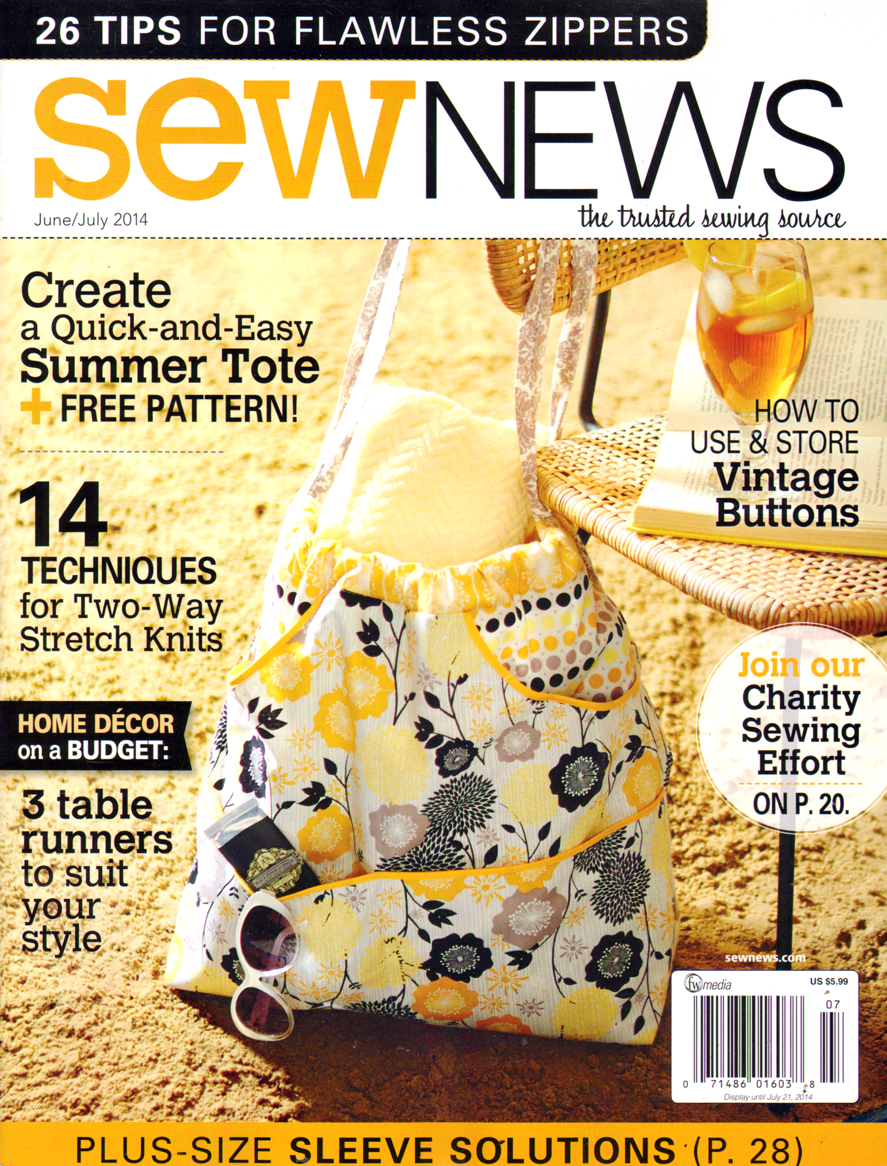 Sew-News June 01, 2014 Issue Cover
