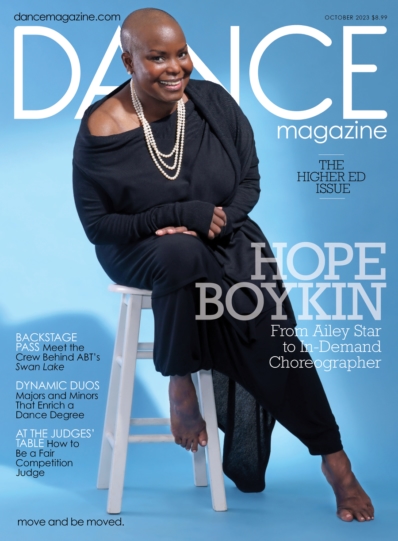 Dance Magazine October 01, 2023 Issue Cover