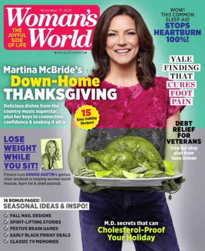 Woman's World November 17, 2025 Issue Cover