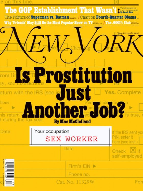 New-York-Magazine March 21, 2016 Issue Cover