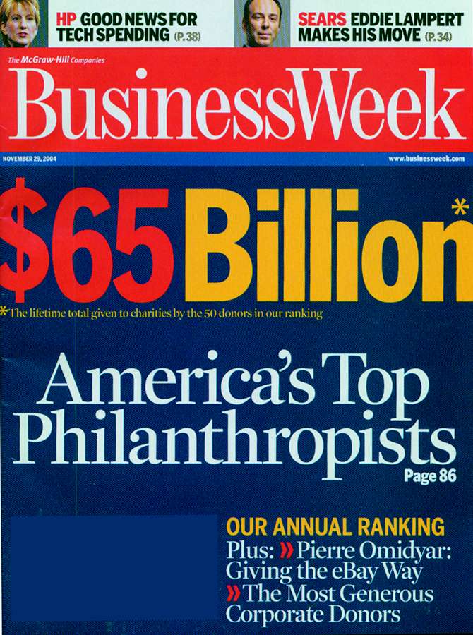 Bloomberg-Businessweek November 01, 2004 Issue Cover