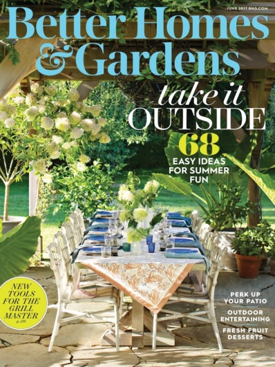 Better Homes & Gardens June 01, 2017 Issue Cover