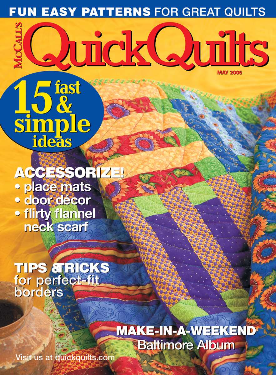 Quick-and-Easy-Quilts July 01, 2007 Issue Cover