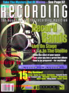 Recording-Magazine August 01, 2016 Issue Cover