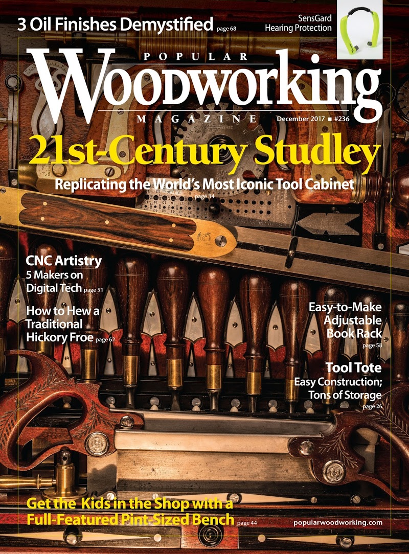 Popular-Woodworking December 01, 2017 Issue Cover