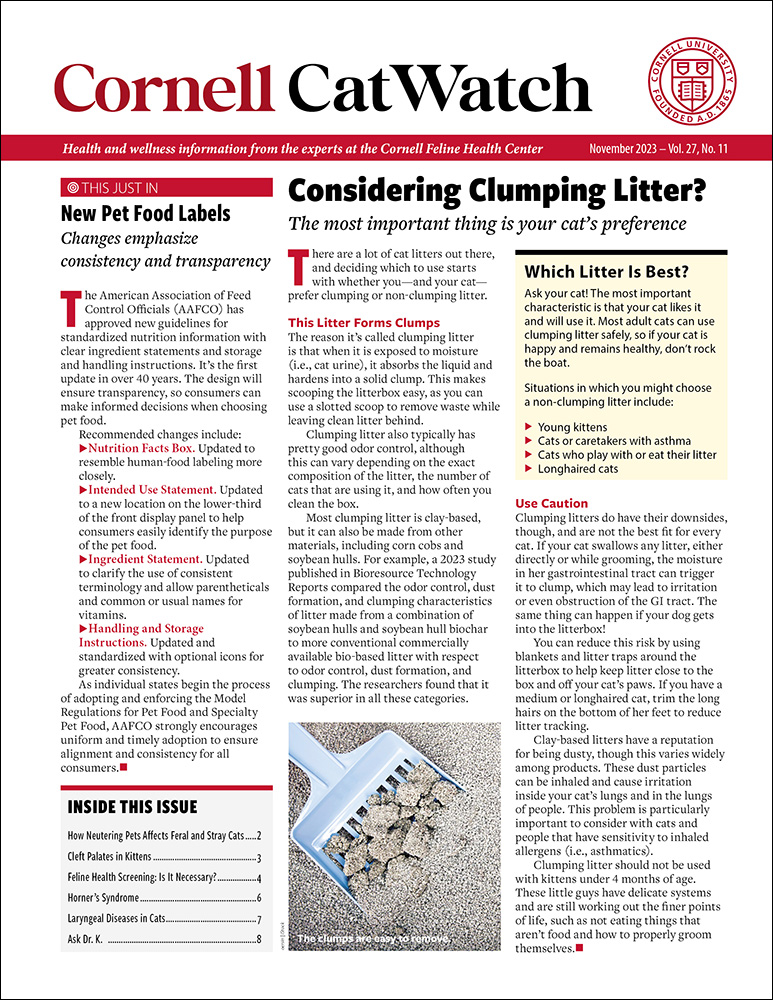 Catwatch November 01, 2023 Issue Cover