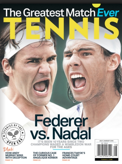 Tennis Magazine July 01, 2018 Issue Cover
