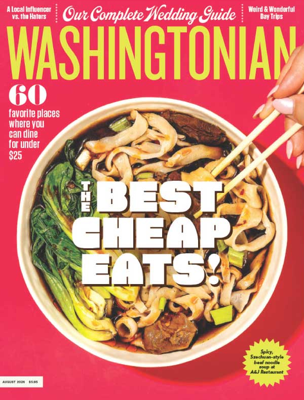 Washingtonian August 01, 2026 Issue Cover