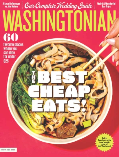 Washingtonian August 01, 2026 Issue Cover