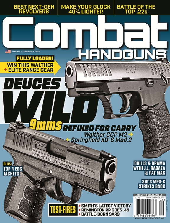 Combat-Handguns January 01, 2019 Issue Cover