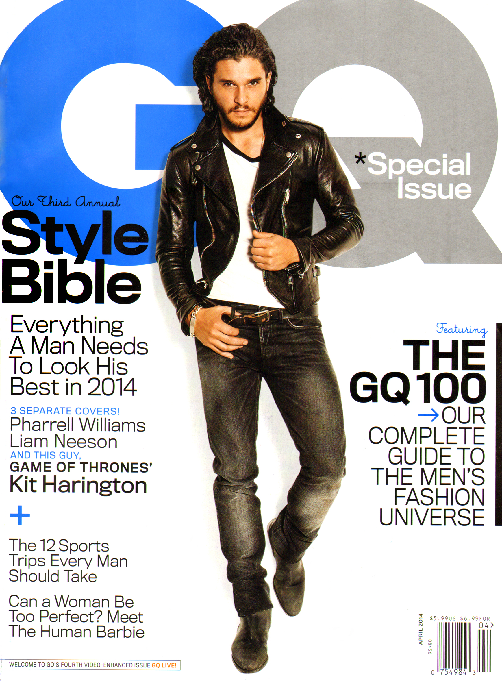Gentlemens-Quarterly---GQ April 01, 2014 Issue Cover