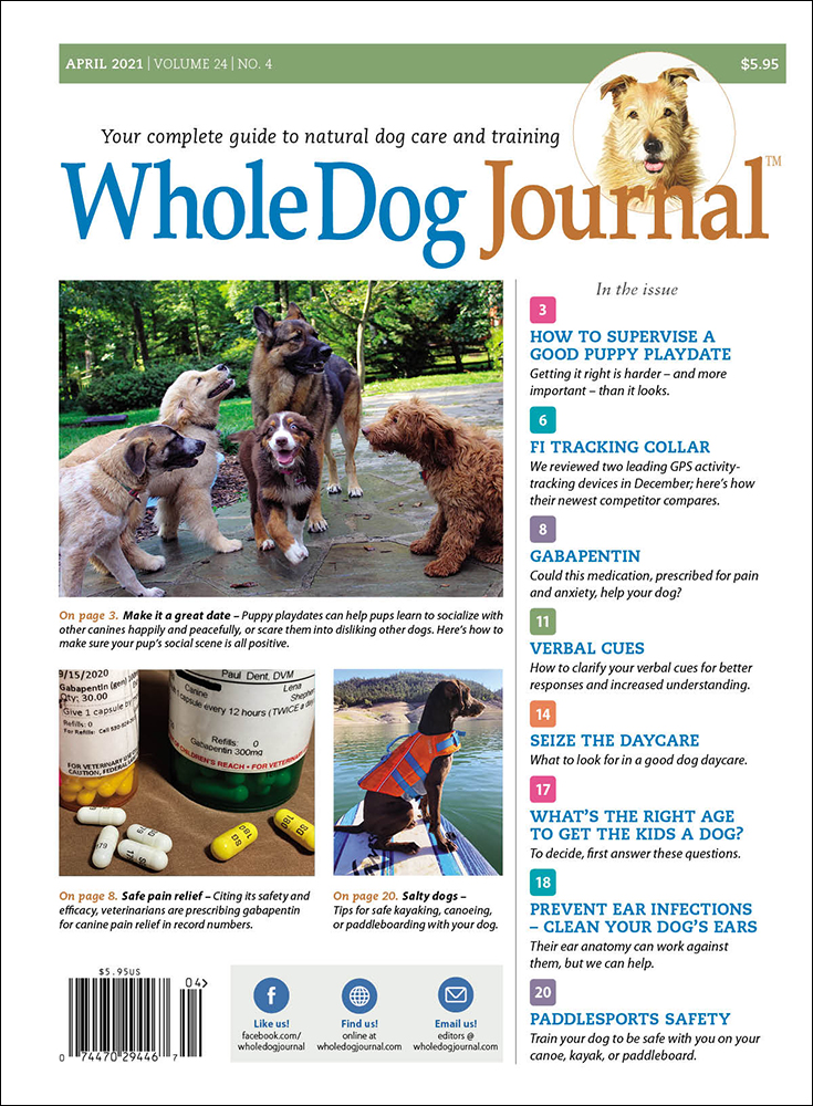 Whole-Dog-Journal April 01, 2021 Issue Cover