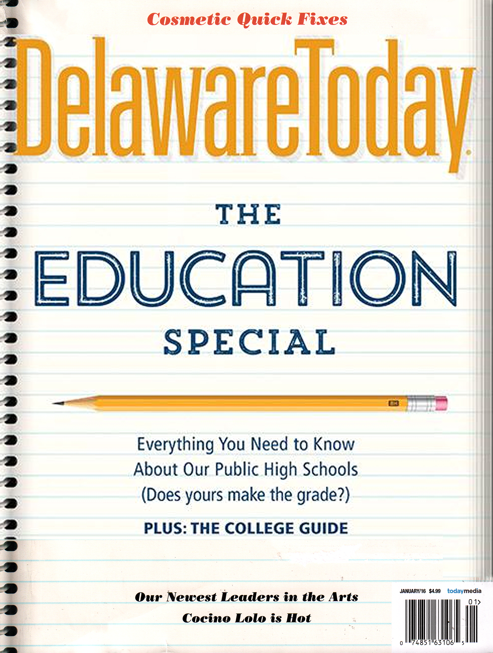 Delaware-Today January 01, 2016 Issue Cover